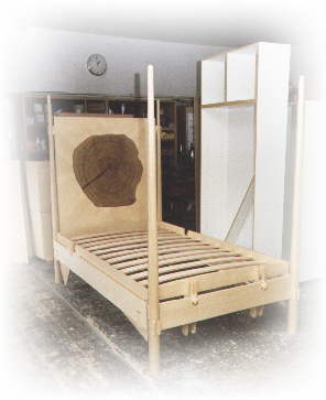 Bett Esche mit Baumscheibe